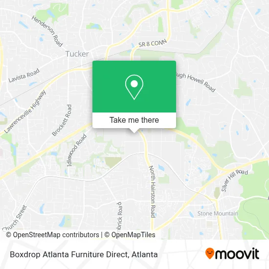 Boxdrop Atlanta Furniture Direct map
