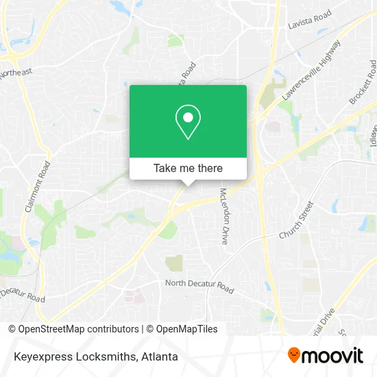 Keyexpress Locksmiths map