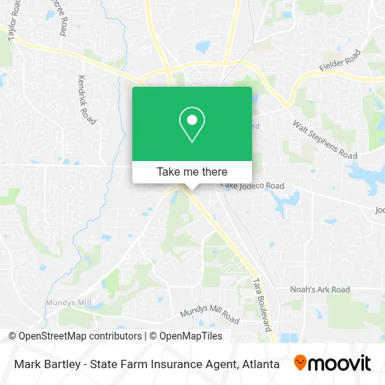 Mark Bartley - State Farm Insurance Agent map