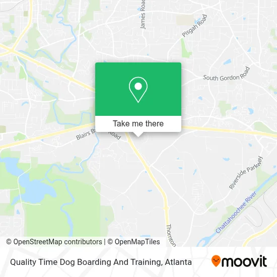 Quality Time Dog Boarding And Training map