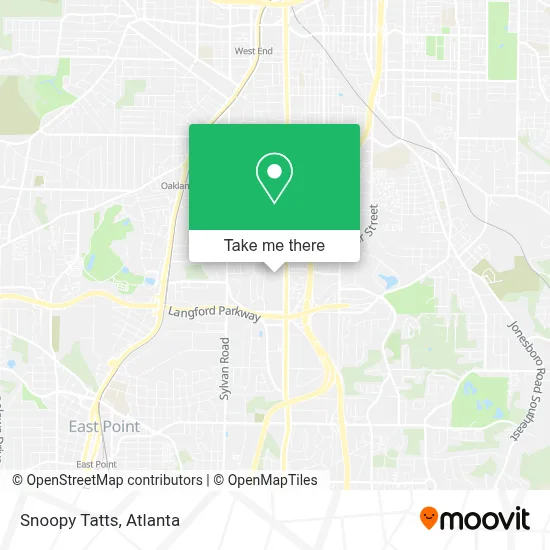 Snoopy Tatts map