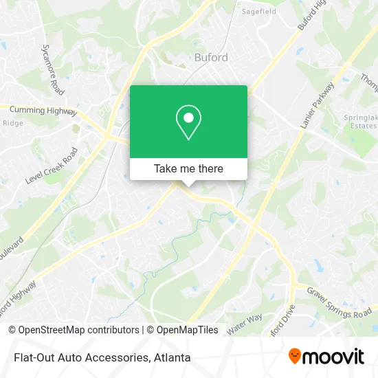 Flat-Out Auto Accessories map