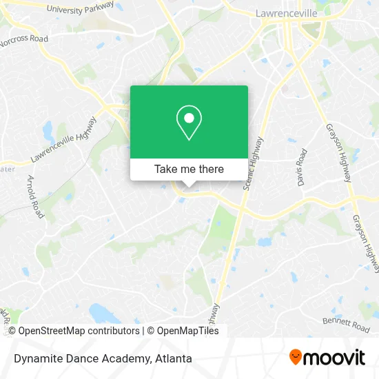 Dynamite Dance Academy map