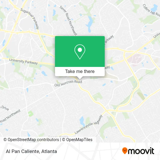 Al Pan Caliente map