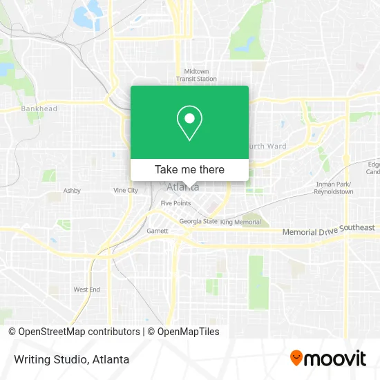 Writing Studio map