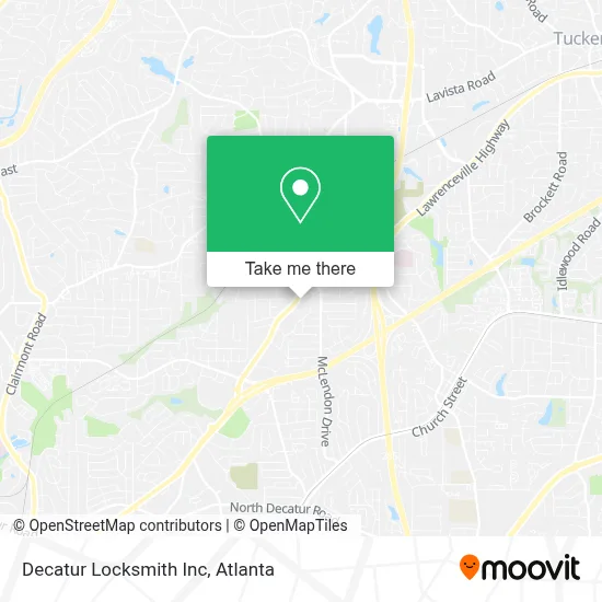 Decatur Locksmith Inc map