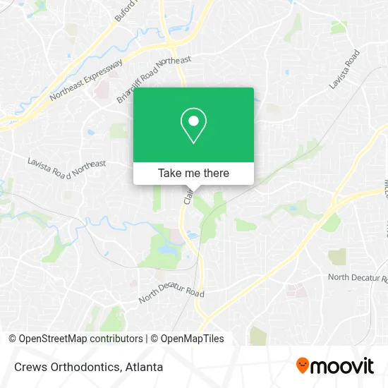 Crews Orthodontics map