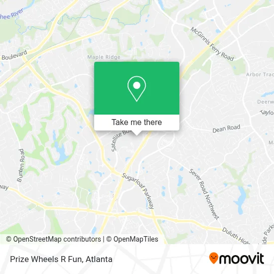 Prize Wheels R Fun map