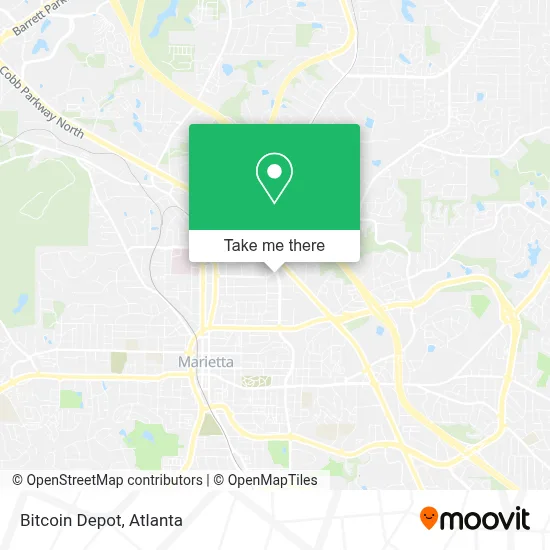 Bitcoin Depot map