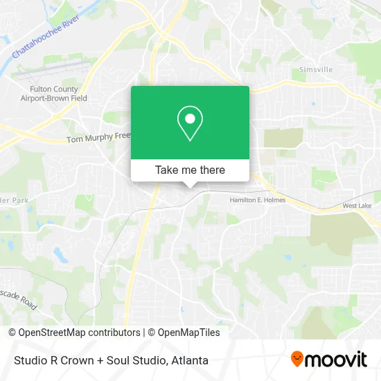 Studio R Crown + Soul Studio map