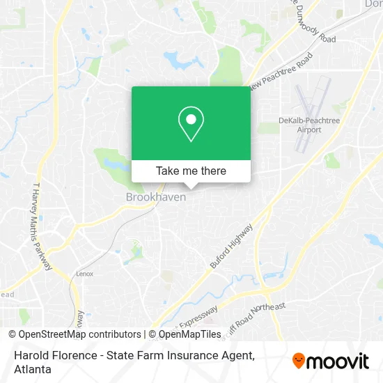 Harold Florence - State Farm Insurance Agent map