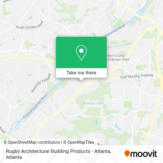 Rugby Architectural Building Products - Atlanta map