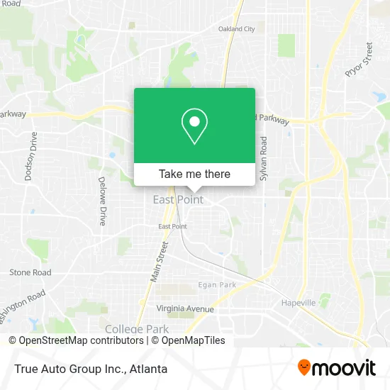 True Auto Group Inc. map