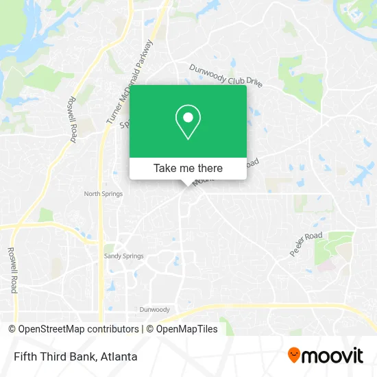 Fifth Third Bank map
