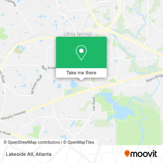 Lakeside Atl map