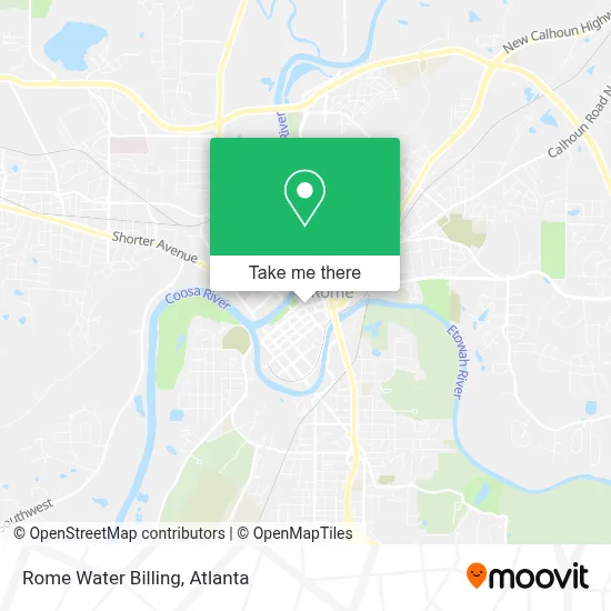 Rome Water Billing map