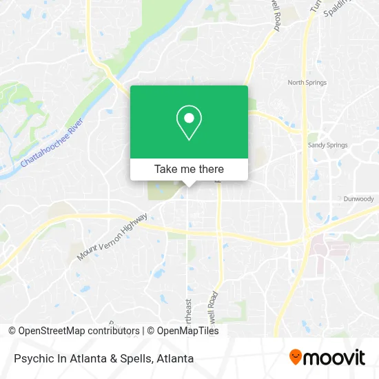 Psychic In Atlanta & Spells map