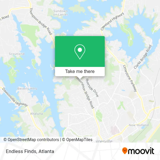 Endless Finds map