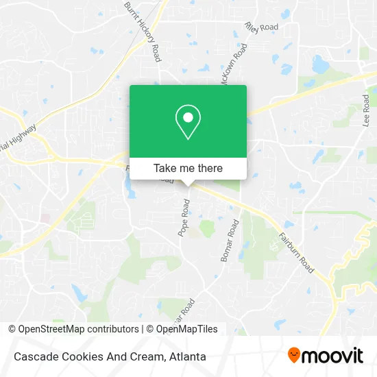 Cascade Cookies And Cream map