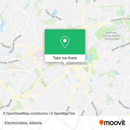 Electronstoo map