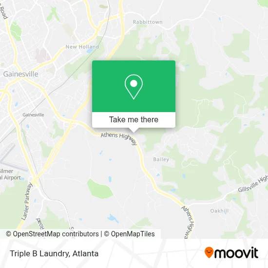 Triple B Laundry map