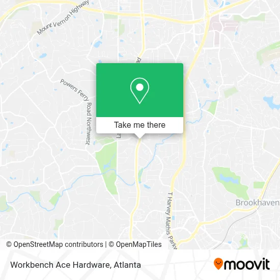 Workbench Ace Hardware map