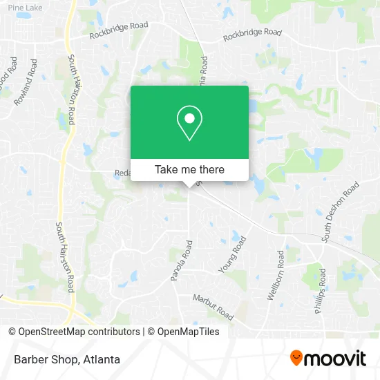 Barber Shop map