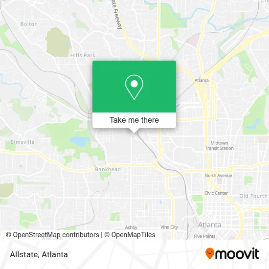 Allstate map
