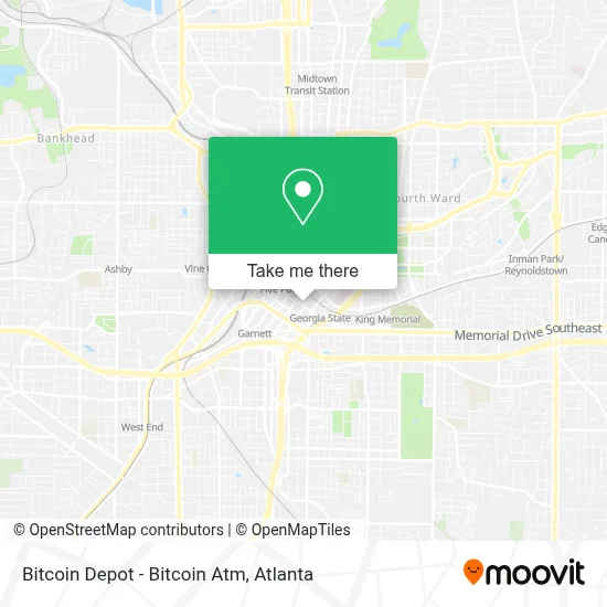 Bitcoin Depot - Bitcoin Atm map