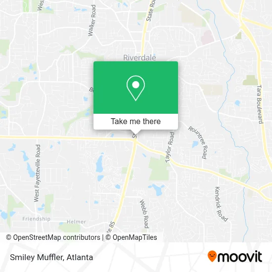 Smiley Muffler map
