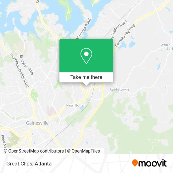 Great Clips map