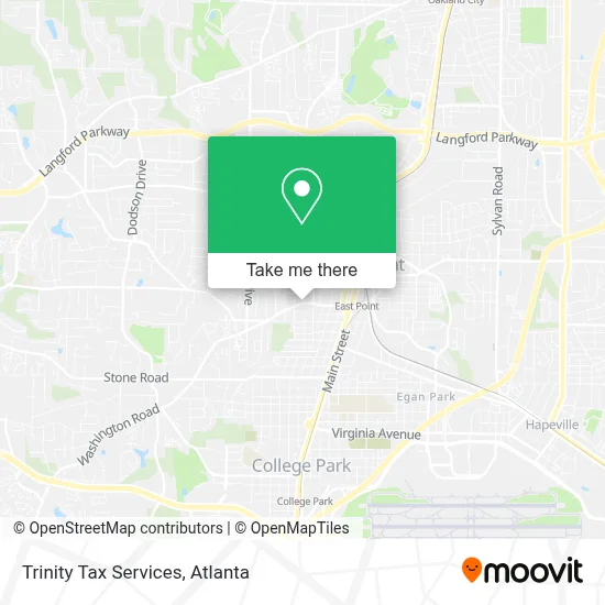 Trinity Tax Services map
