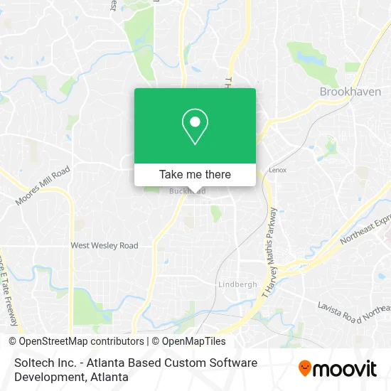 Soltech Inc. - Atlanta Based Custom Software Development map