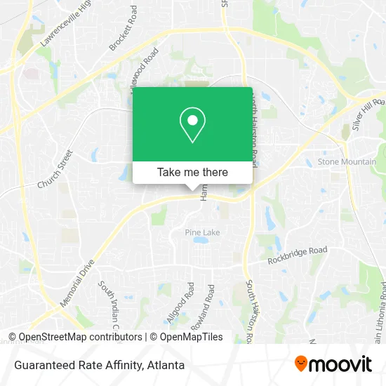 Guaranteed Rate Affinity map