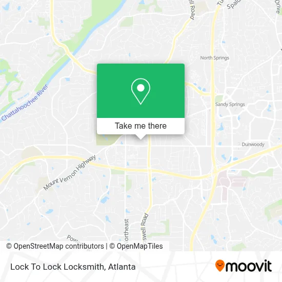 Lock To Lock Locksmith map