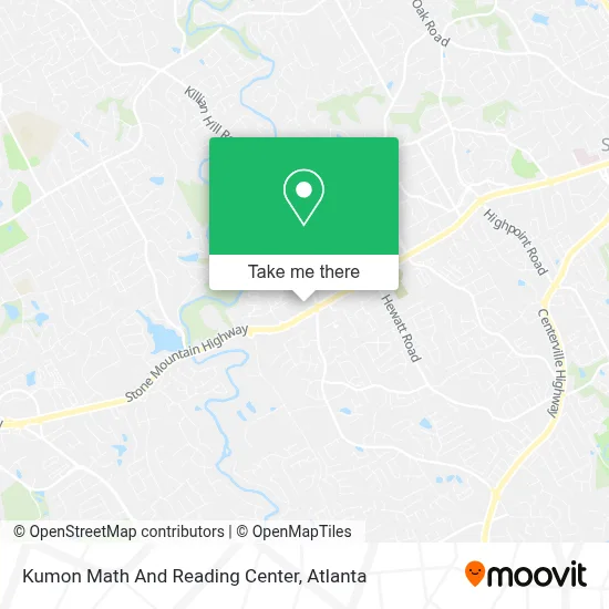 Kumon Math And Reading Center map