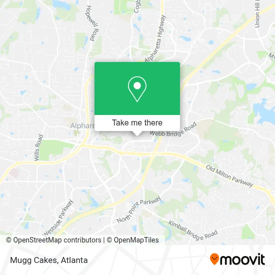 Mugg Cakes map
