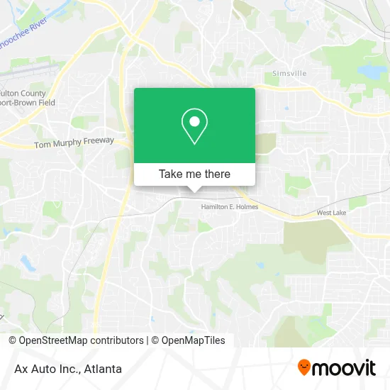 Ax Auto Inc. map