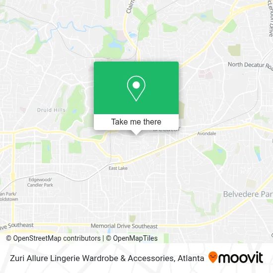 Zuri Allure Lingerie Wardrobe & Accessories map