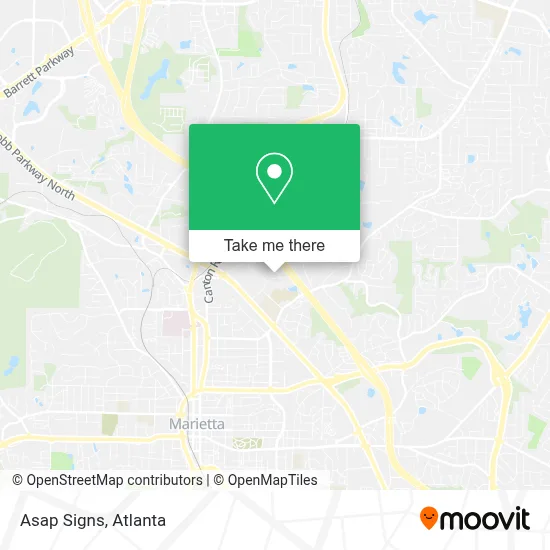 Asap Signs map