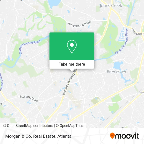 Morgan & Co. Real Estate map
