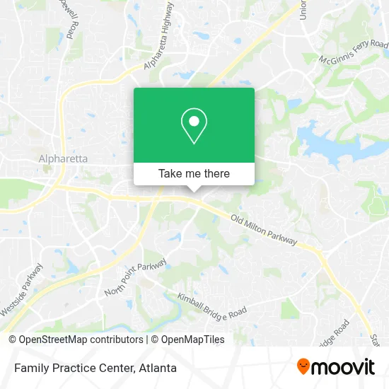 Family Practice Center map