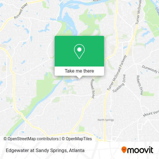 Edgewater at Sandy Springs map