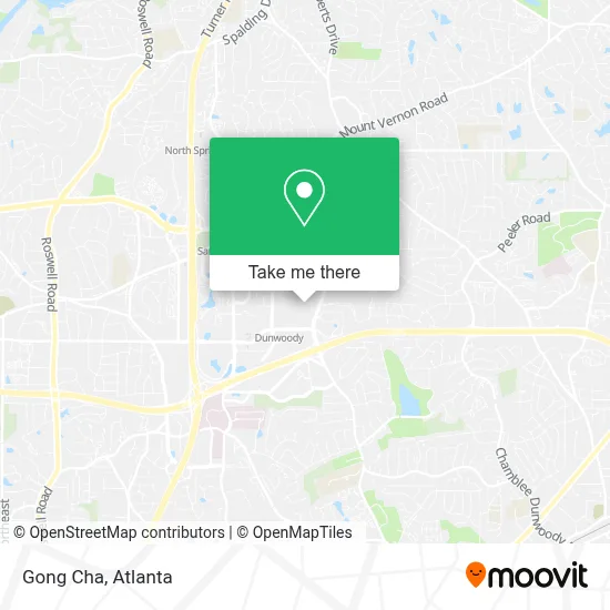 Gong Cha map