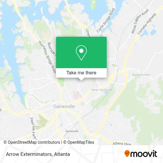 Arrow Exterminators map