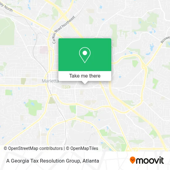 A Georgia Tax Resolution Group map