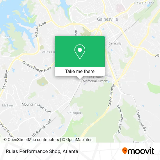 Rulas Performance Shop map