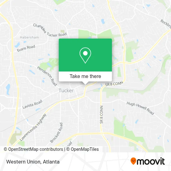 Western Union map