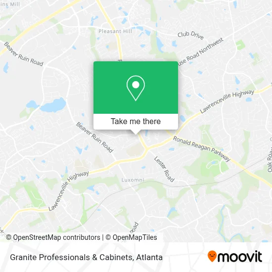 Granite Professionals & Cabinets map