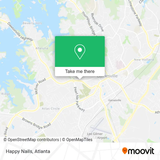 Happy Nails map